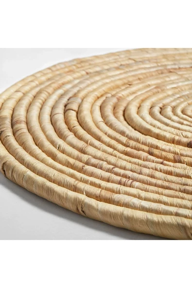 KALİTELİ 2 Adet Oval Amerikan Servis 45x35 Cm İkea 2'li Set Tabak Altlığı Supla Altlık Su Sümbülü ürün görseli 1