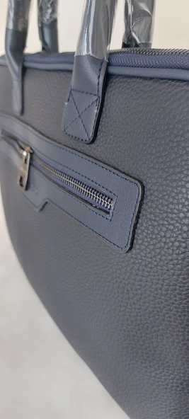 NS1412 Model Nas Bag Lacivert Renk Evrak ve Laptop Çantası - 3