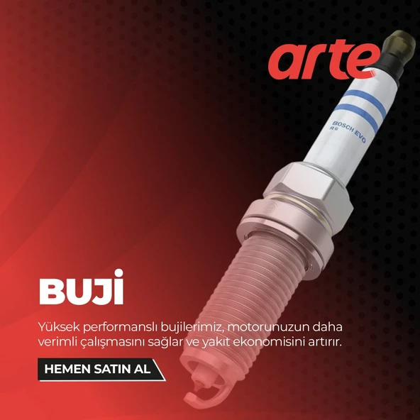 Bosch Platinyum İridyum EVO Buji | Renault Captur 0.9 TCe (2013-2020) Uyumlu | 3 Adet |