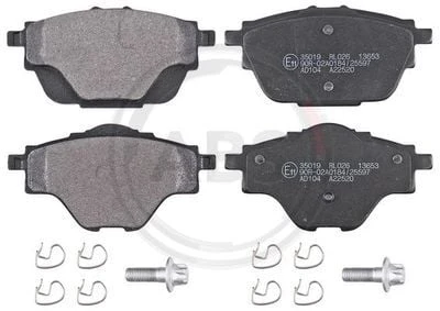 DISK FREN BALATASI ARKA CITROEN C4 PICASSO 1.6 1.6D 02 13> PEUGEOT 3008 1.6D 2.0D 11 16> 308 1.6 1.6D 2.0D 05 15> PEUGEOT 5008 1.2 1.6 1.6D 2.0D 12 16> ürün görseli 1