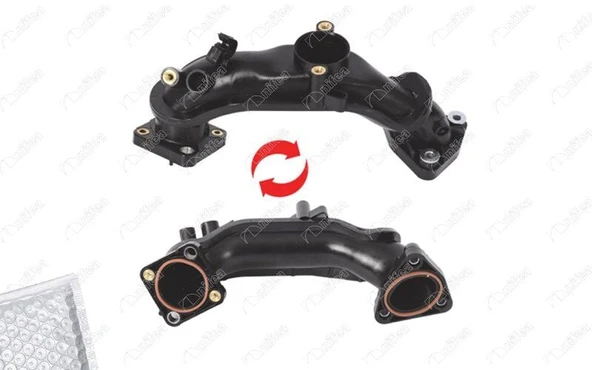 EMME MANIFOLD GIRIS BORUSU PEUGEOT 207 / 208 / 301 / 308 / 2008 / 508 1.6 HDI ürün görseli