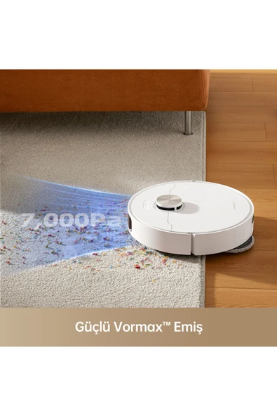 L10s Pro Ultra Heat Robot Süpürge Beyaz - Resim 5