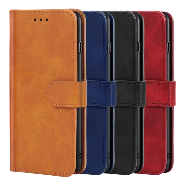 Deri Telefon Kılıfı - Xiaomi Poco X3 NFC / Poco X3 / Poco X3 Pro - Siyah - 6