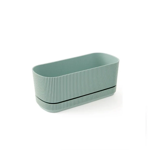 Omnipazar KRS-246 Pera Uzun Dekoratif Balkon Saksı 3 Litre No 2 - Resim 5