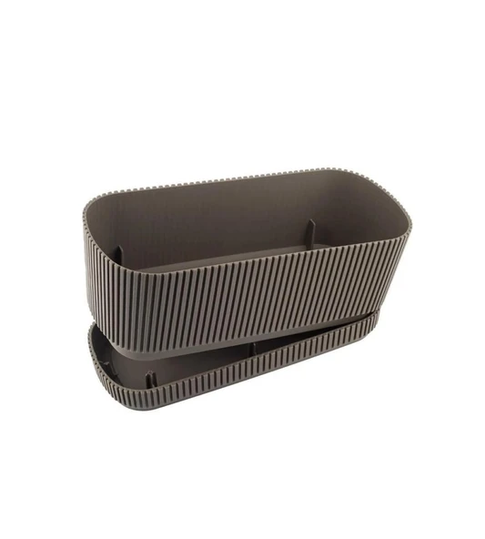 Omnipazar KRS-246 Pera Uzun Dekoratif Balkon Saksı 3 Litre No 2 - Resim 10