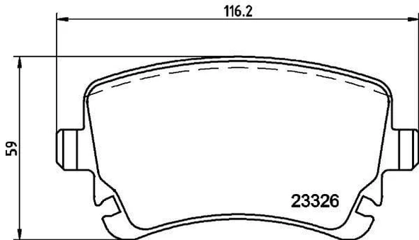 HELLA PAGİD 8DB355010-971 | Fren Balatası Audi, VW A4 (8E2, B6) , A4 (8Ec, B7) , A4 Avant (8E5, B6) , A4 Avant (8Ed, B7) , A4 Conver