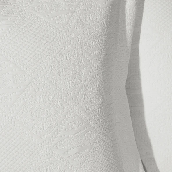 Schafer Home Jenny Yatak Örtüsü Seti 3 Parça-Beyaz - 2