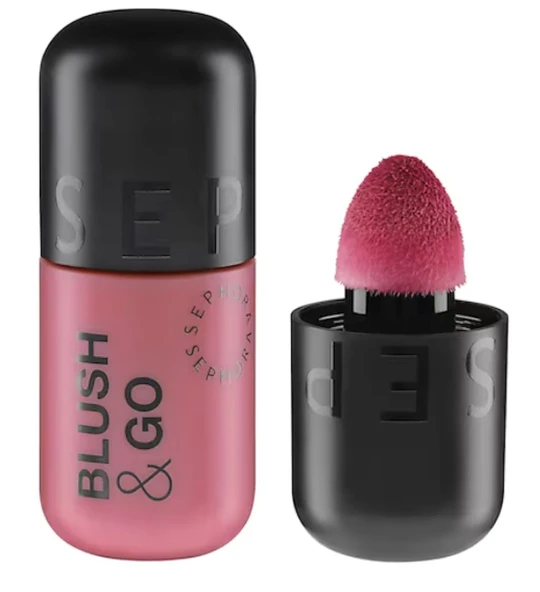 SEPHORA COLLECTION Blush & Go - Mat Bitişli Likit Allık 01