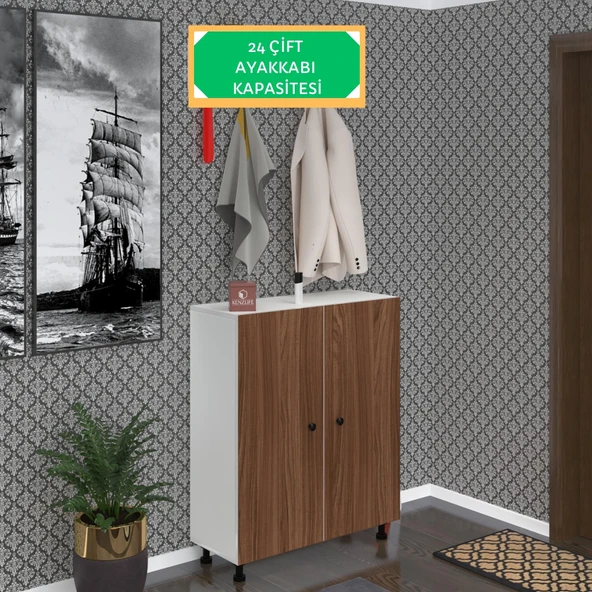 Kenzlife ayakkabılık galoş6 cvzbyz 53*080*32 kapaklı 6 raflı 24 çift ayakkabı kapasitesi ürün görseli