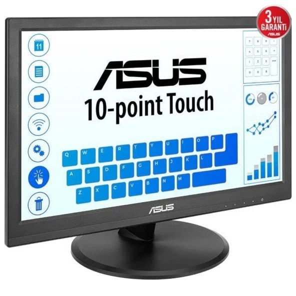 ASUS 15.6" IPS DOKUNMATIK VT169HE 5MS 60HZ HDMI TAŞINABİLİR MONİTÖR 1920X1080 - Resim 2