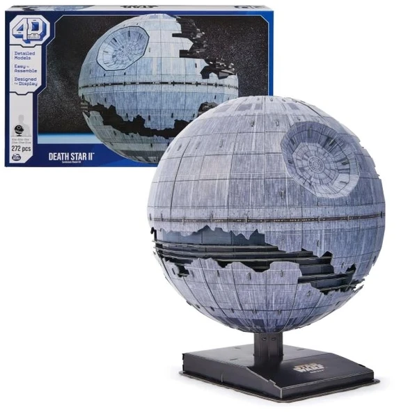 4D Build Star Wars Deluxe Ölüm Yıldızı II Kart Model Kiti 272 adet
