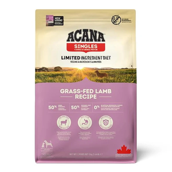 Acana Grass-Fed Lamb Kuzulu Tahılsız Köpek Maması 2Kg ürün görseli
