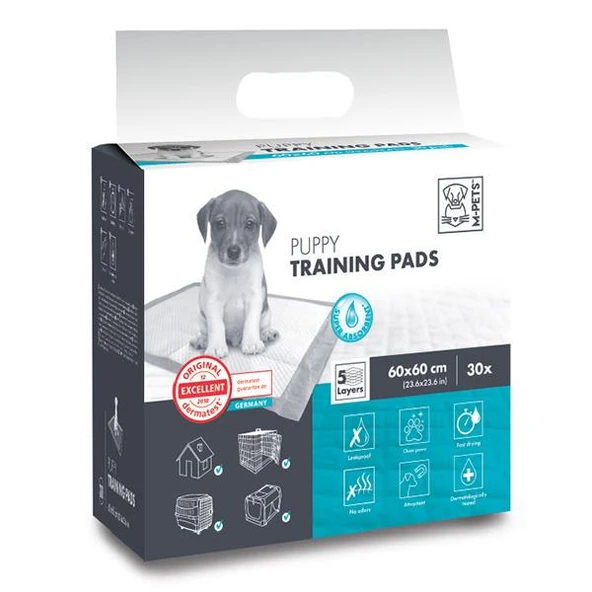 M-Pets Yavru Köpek Çiş Eğitim Pedi 60x60cm 30lu Paket ürün görseli