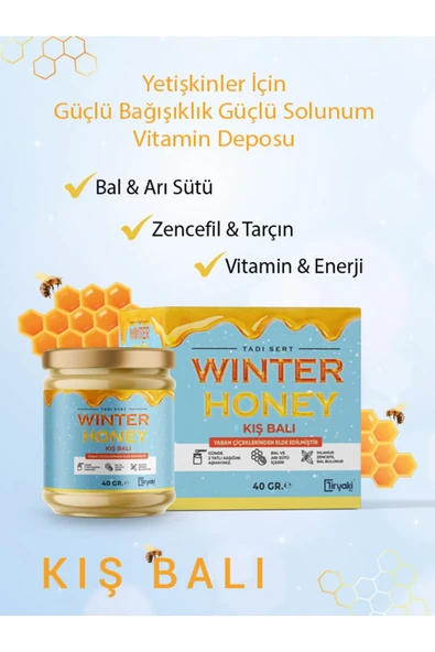 WINTER HONEY Kış Balı 40 Gr. Yetişkinler Için (12'Lİ) - 3