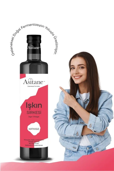 Asitane Işkın Sirkesi Doğal Fermentasyon & Isgın Vinegar 500ml - 3