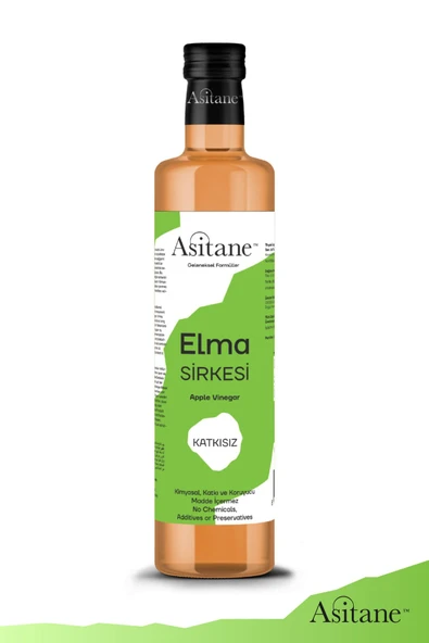 Asitane Doğal Fermantasyon Elma Sirkesi- Apple Cider Vinegar 500 ml - 2