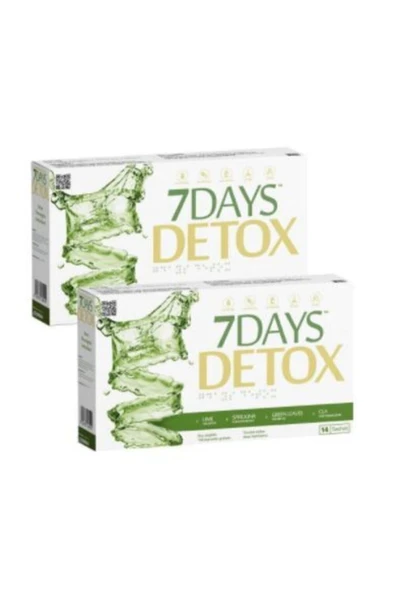 7 Days Detox 7 Days Detox 14 Saşe 2 Kutu