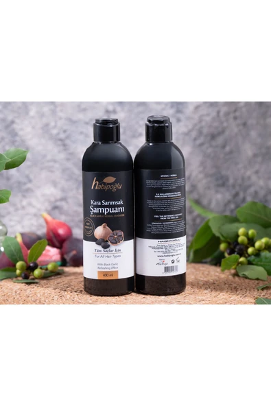 Habipoğlu Kara Sarımsak Şampuanı 400 ml - 2