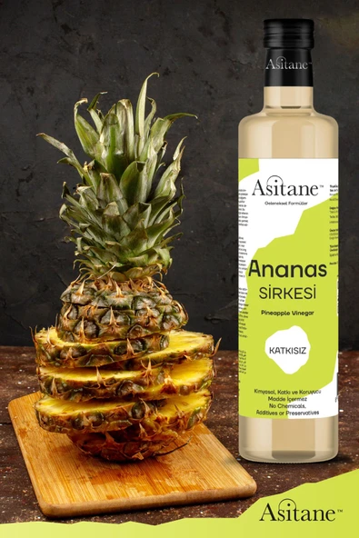 Asitane Ananas Sirkesi Doğal Fermantasyon Pineapple Vinegar 500 Ml - 5