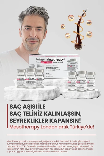 MESOTHERAPY Mesoterapy London Saç Aşısı 6ml X 10 Adet