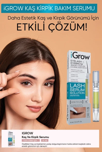 IGROW İGrow Kaş Ve Kirpik Serumu - Eyelash & Eyebrow Serum Complex 4 ml 2 Adet - 4