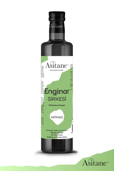 Asitane Doğal Fermantasyon Enginar Sirkesi-Artichoke Vinegar 500 ml