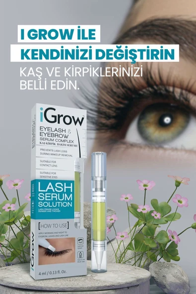 IGROW İGrow Kaş Ve Kirpik Serumu - Eyelash & Eyebrow Serum Complex 4 ml 2 Adet - 5