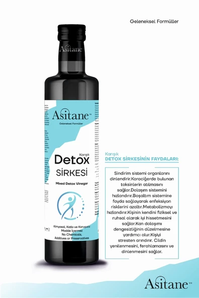 Asitane 2 li Set -Ananas Sirkesi & Detox Sirkesi 500 ml - 2