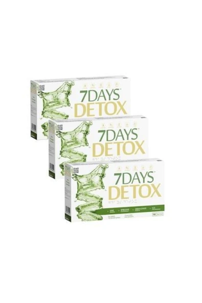 7 Days Detox 7 Days Detox 14 X 2 Şase 3 Kutu