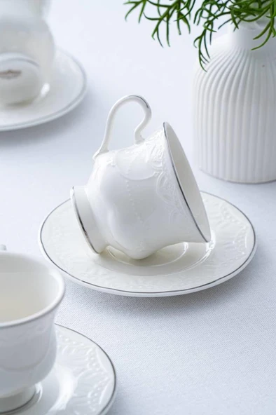 Acar Veronica Silver 6 Kişilik Kahve Fincan Takımı SYT-06060 - 2