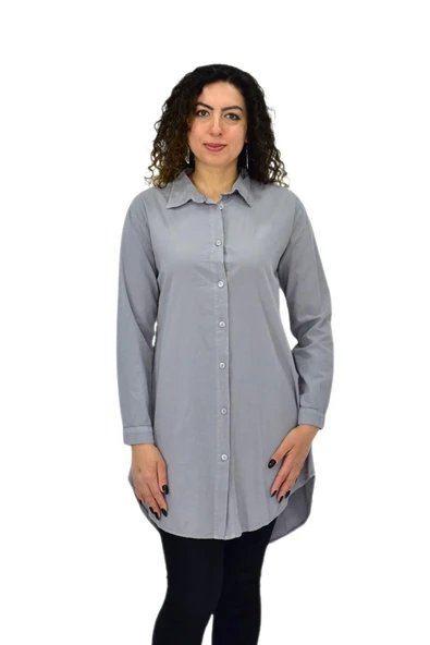Kadın Uzun Kol Gömlek BGL-ST04648 - 3