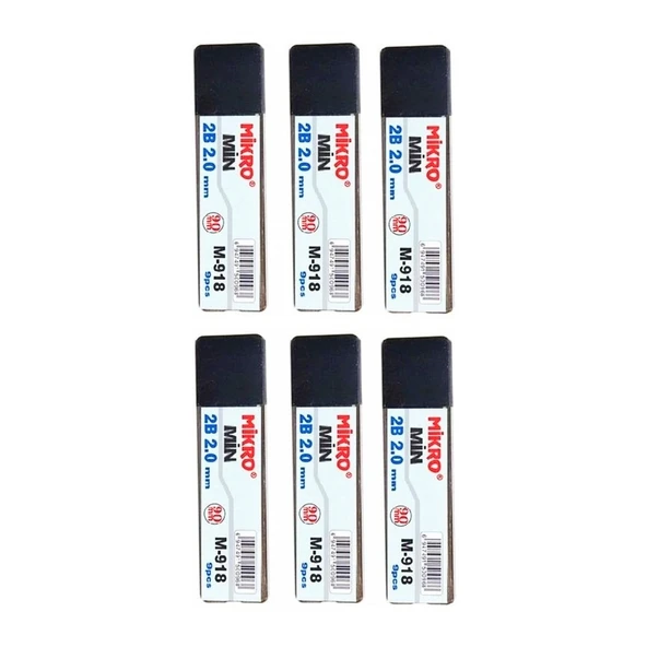 Mikro Min 2B 90 mm Kalem Ucu 2.0 mm (M-918) 6 Tüp - 2
