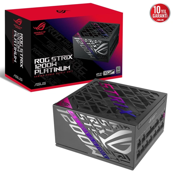 ASUS ROG STRIX 1200W 80Plus Platinum ATX 3.1/PCIe 5.0  ATX12V ROG-STRIX-1200P Güç Kaynağı - 5