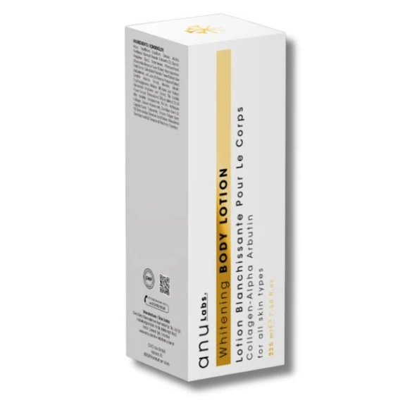 Anu Labs Whitening Body Lotion Vücut Beyazlatıcı Losyon 225 ml