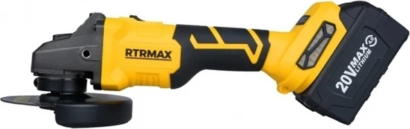 Akülü Avuç Taşlama KÖMÜRSÜZ 115MM 8.500RPM 2x4 Ah AKÜ S-LION