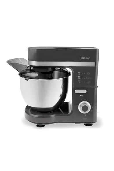 Homend Profashion 3064H Stand Mikser Mutfak Şefi – Antrasit, 1500W, 5 L Paslanmaz Çelik Hazne