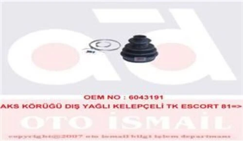 MKS 342  Aks Körüğü Dıs Yağlı Kelepçelı Takım Escort 81- ürün görseli 1