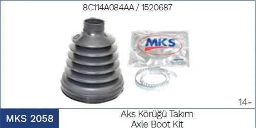 MKS 2058  Aks Körüğü Dıs Takım Ford Transit V363 Custom 14-