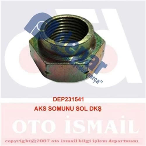 Depar 1541  Aks Somunu Sol Doğan Kartal Şahin