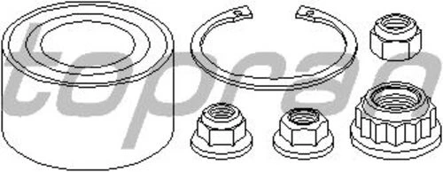 Topran 108320001  Aks Bilyası-(Vw: Golf IV/Bora/Seat: Toledo/Leon/Skoda: Octavia)