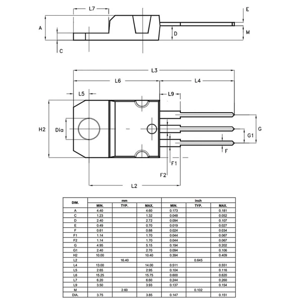 TIP41C Transistör BJT TO220 NPN 6A 100V - 10 Adet - 5