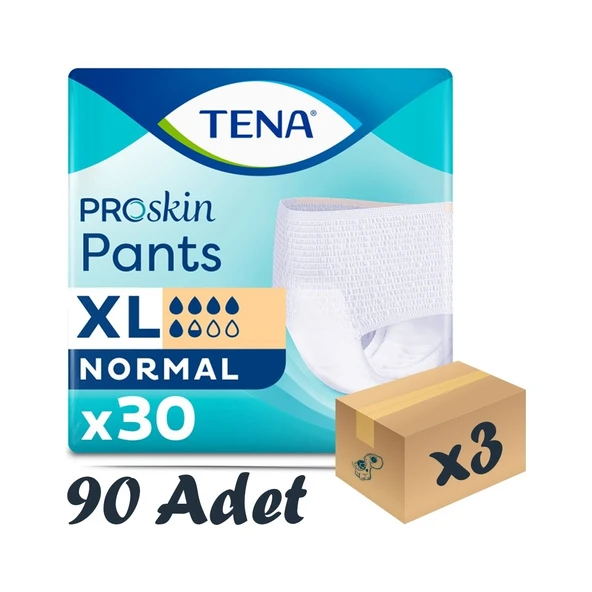 Tena Proskin Pants Normal Emici Külot Ekstra Büyük Boy XL 30'lu 3 Adet Hasta Bezi - 1