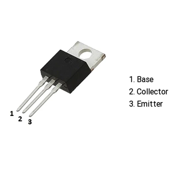 TIP41C Transistör BJT TO220 NPN 6A 100V - 10 Adet - 4