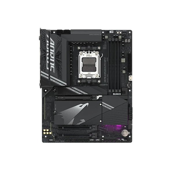 GIGABYTE X870 AORUS ELITE WIFI7 AMD X870 Soket AM5 DDR5 8000Mhz (OC) USB4 WIFI 7 ATX Anakart - 2