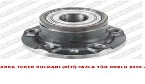 SNR R14125 TEKER PORYASI ARKA ABSSİZ DOBLO 09- AKS RULMANI 5