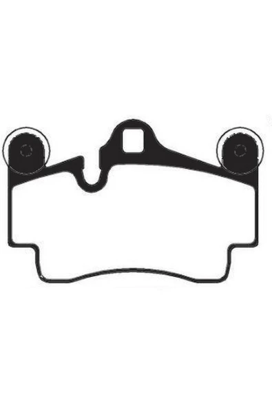 MGA 56404  Fren Balatası Arka Touareg 7l 02- / Q7 4l 06- / Cayenne 02- Uyumlu ürün görseli 1