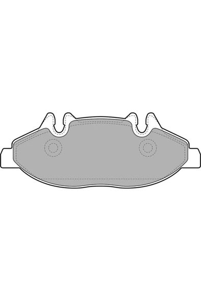 Delphi LP1947 FREN BALATASI ON MERCEDES VITO W639 03   A0064204320