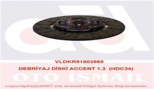 VALEO 802336  DEBRİYAJ BASKISI ACCENT EXCEL 1.3 185 - 1