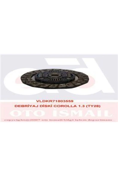 VALEO 803559  Debriyaj Balatası Corolla 1.3 Ty28