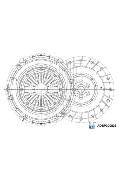 Blue Print ADBP300033 Adbp300033 Debriyaj Seti Golf V 2.0 Gtı 06- Byd Cdlf ürün görseli 1